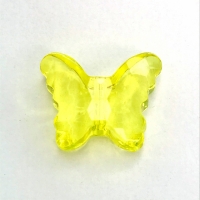Borboleta Estriada 21 MM PCT 500g  - Amarelo Cristal