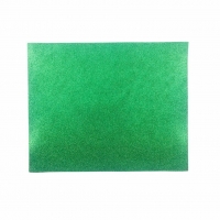 Folha de EVA com Glitter Verde Escuro - 50x40 cm