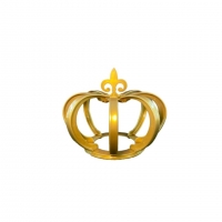 Coroa 3D - Ouro Perolado