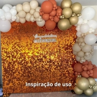 Painel Mgico Shimmer Wall Placa LARANJA 30x30 - UND 
