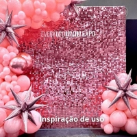 Painel Mgico Shimmer Wall Placa ROSA 30x30 - UND 
