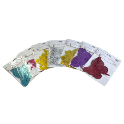 BORBOLETAS 3D DECORATIVAS FURTA COR PCT/12 MODELOS ALEAT�RIOS